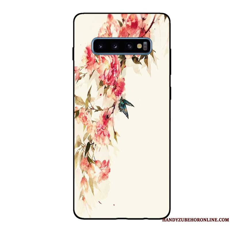 Samsung Galaxy S10 Étui Tout Compris Frais Coque Délavé En Daim Personnalisé Fluide Doux