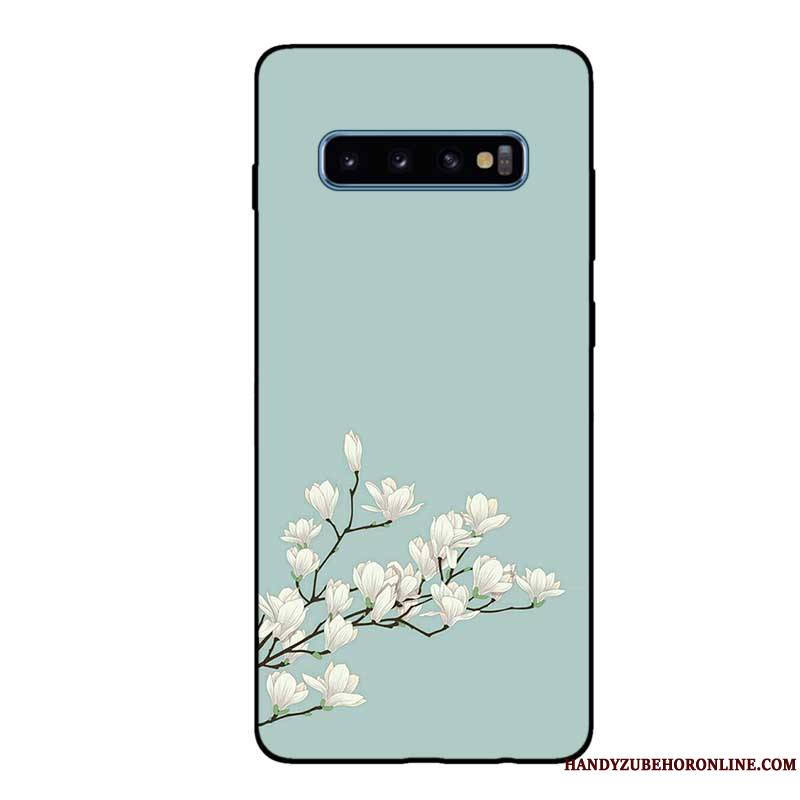 Samsung Galaxy S10 Étui Tout Compris Frais Coque Délavé En Daim Personnalisé Fluide Doux