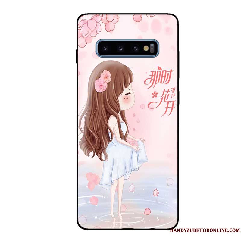 Samsung Galaxy S10 Étui Tout Compris Frais Coque Délavé En Daim Personnalisé Fluide Doux