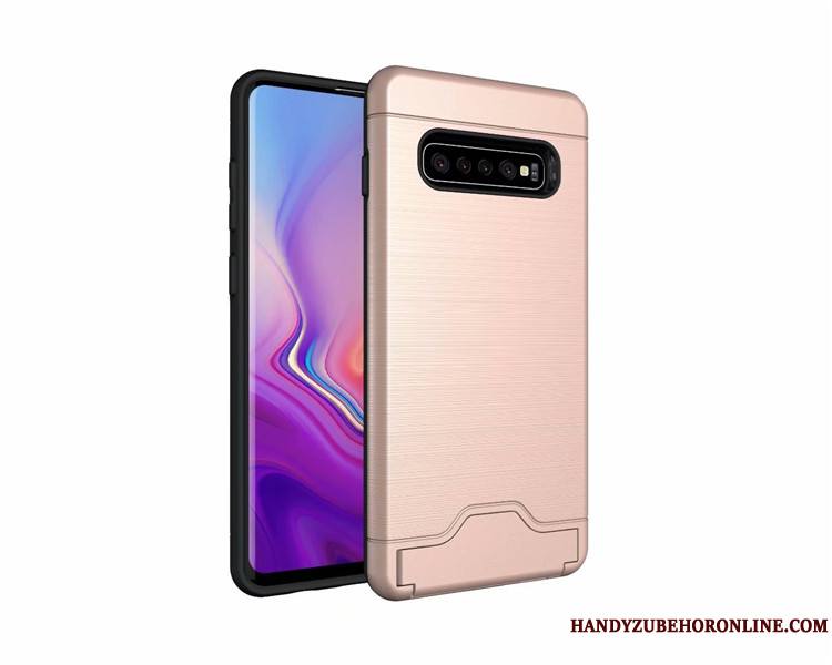 Samsung Galaxy S10 Étui Étoile Coque De Téléphone Protection Simple Gris Incassable