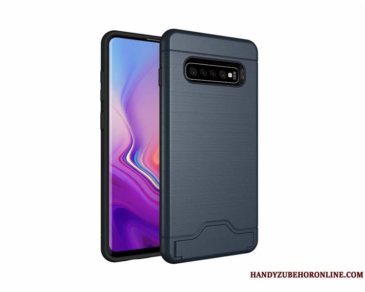 Samsung Galaxy S10 Étui Étoile Coque De Téléphone Protection Simple Gris Incassable