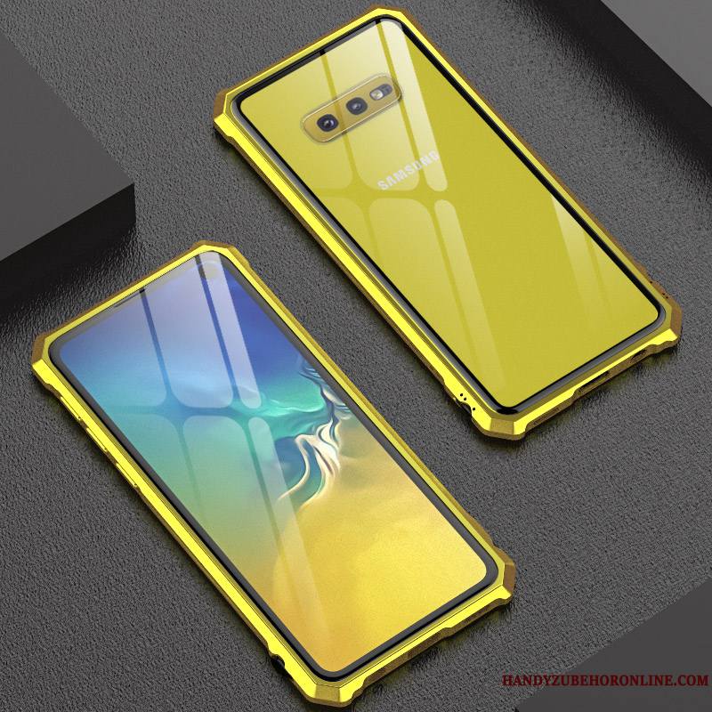 Samsung Galaxy S10e Border Coque De Téléphone Métal Protection Étoile Personnalité Incassable