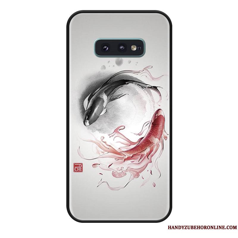 Samsung Galaxy S10e Coque Créatif Protection Étui Ornements Suspendus Étoile Silicone Vert