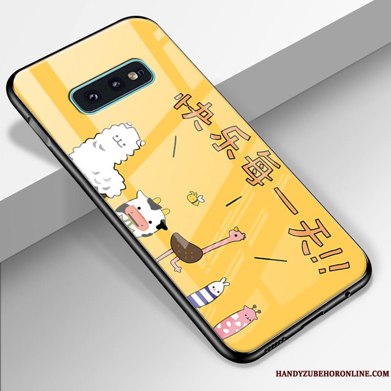 Samsung Galaxy S10e Coque De Téléphone Étui Incassable Fluide Doux Difficile Personnalité Miroir