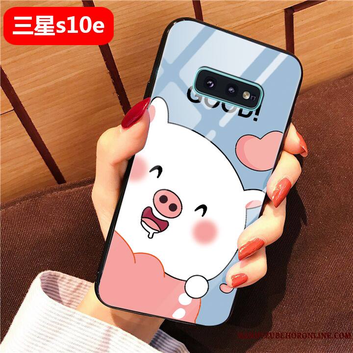 Samsung Galaxy S10e Coque Difficile Tout Compris Étoile Étui Dessin Animé Verre Silicone