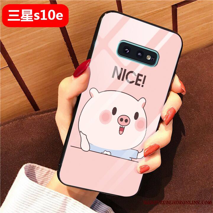 Samsung Galaxy S10e Coque Difficile Tout Compris Étoile Étui Dessin Animé Verre Silicone