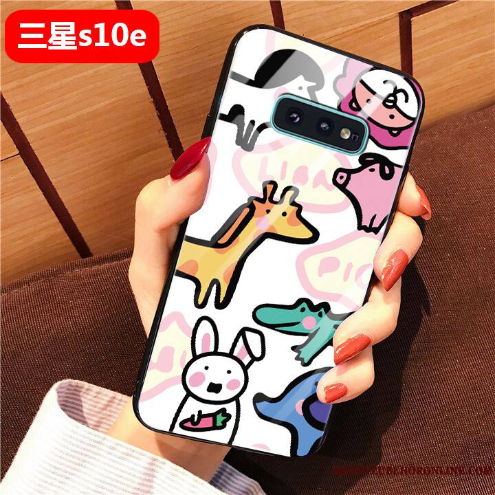 Samsung Galaxy S10e Coque Difficile Tout Compris Étoile Étui Dessin Animé Verre Silicone