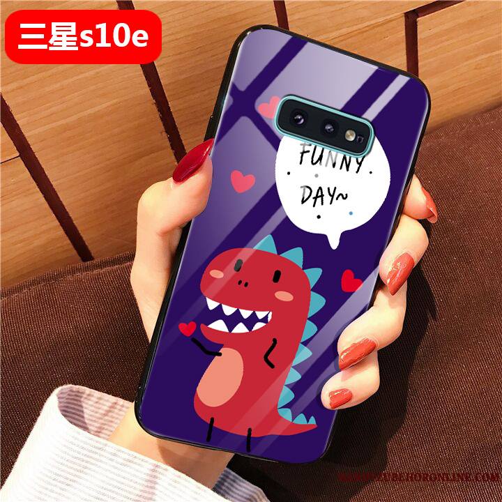 Samsung Galaxy S10e Coque Difficile Tout Compris Étoile Étui Dessin Animé Verre Silicone