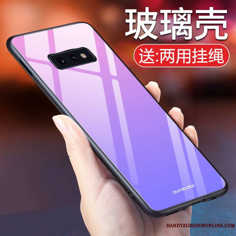 Samsung Galaxy S10e Coque Miroir Incassable Créatif Nouveau Silicone Tendance Simple