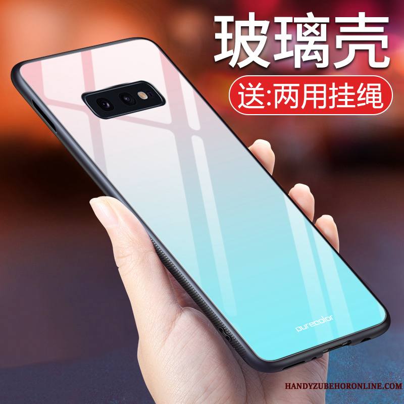 Samsung Galaxy S10e Coque Miroir Incassable Créatif Nouveau Silicone Tendance Simple