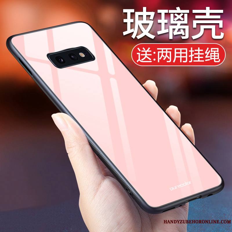 Samsung Galaxy S10e Coque Miroir Incassable Créatif Nouveau Silicone Tendance Simple