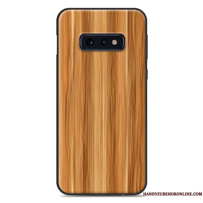 Samsung Galaxy S10e Coque Personnalité Peinture Silicone Fluide Doux Grand Modèle Fleurie Étoile