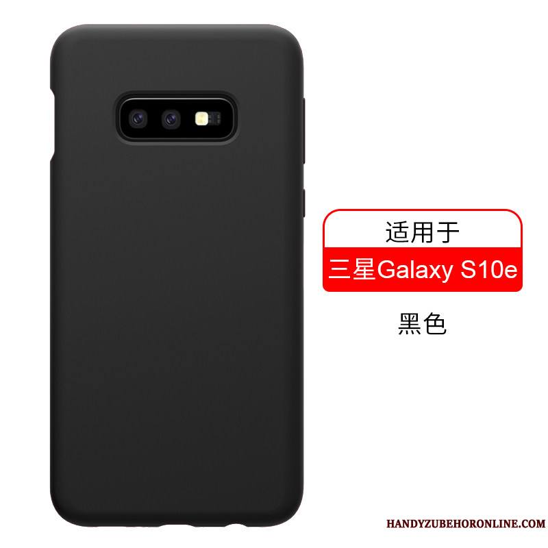 Samsung Galaxy S10e Coque Étui Incassable Tout Compris Fluide Doux Or Protection Silicone