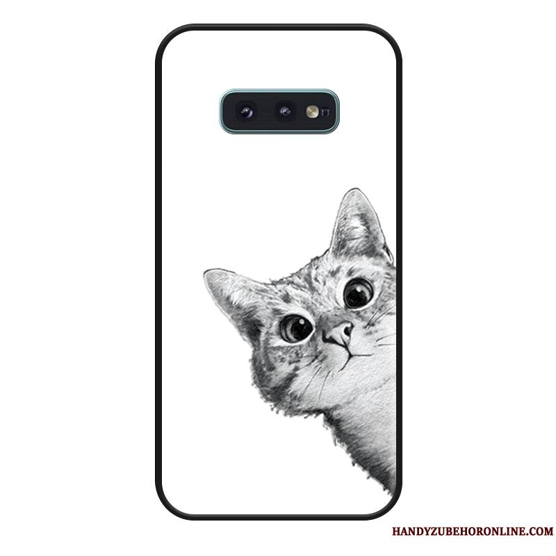 Samsung Galaxy S10e Créatif Coque De Téléphone Silicone Incassable Charmant Personnalité Chat