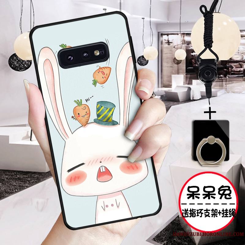 Samsung Galaxy S10e Dessin Animé Étoile Fluide Doux Gaufrage Coque De Téléphone Charmant Incassable