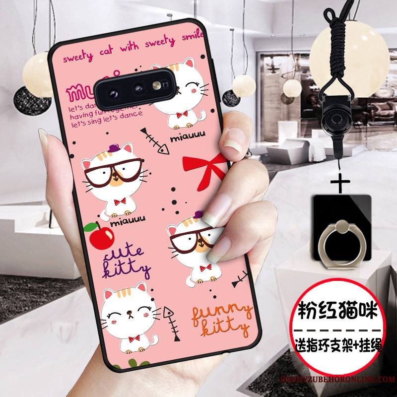 Samsung Galaxy S10e Dessin Animé Étoile Fluide Doux Gaufrage Coque De Téléphone Charmant Incassable