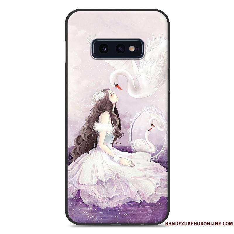 Samsung Galaxy S10e Fluide Doux Mode Créatif Étoile Silicone Étui Coque De Téléphone