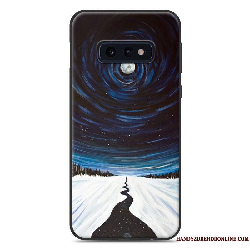 Samsung Galaxy S10e Fluide Doux Mode Créatif Étoile Silicone Étui Coque De Téléphone