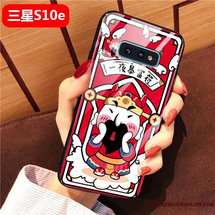 Samsung Galaxy S10e Incassable Mode Nouveau Coque De Téléphone Violet Dessin Animé Créatif