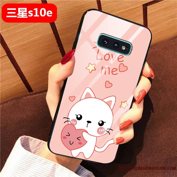 Samsung Galaxy S10e Jaune Simple Coque Étoile Silicone Incassable Dessin Animé