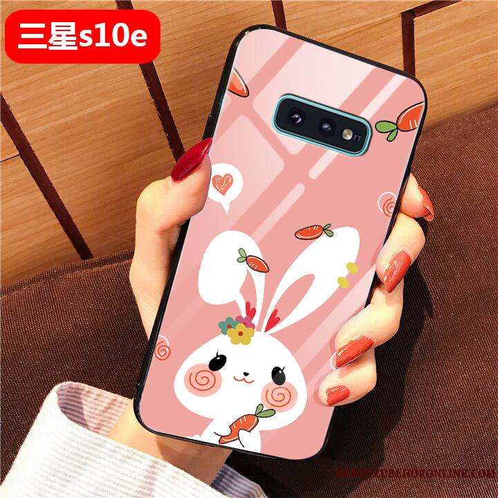 Samsung Galaxy S10e Jaune Simple Coque Étoile Silicone Incassable Dessin Animé