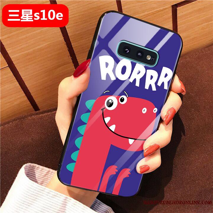 Samsung Galaxy S10e Jaune Simple Coque Étoile Silicone Incassable Dessin Animé