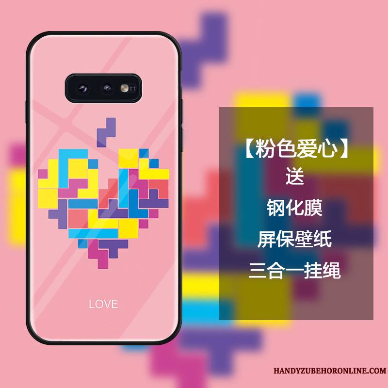 Samsung Galaxy S10e Tout Compris Simple Rose Coque De Téléphone Incassable Frais Protection