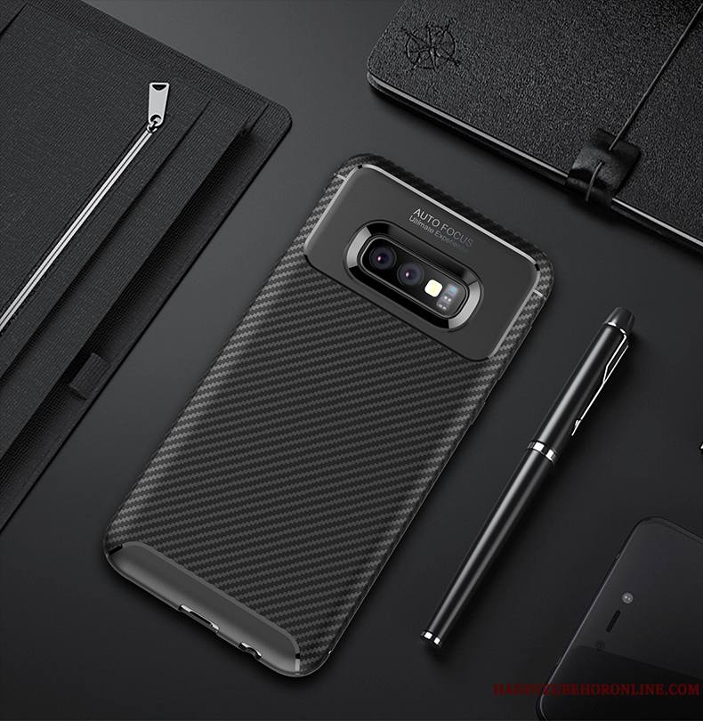 Samsung Galaxy S10e Très Mince Créatif Tout Compris Marque De Tendance Fibre Coque Étui