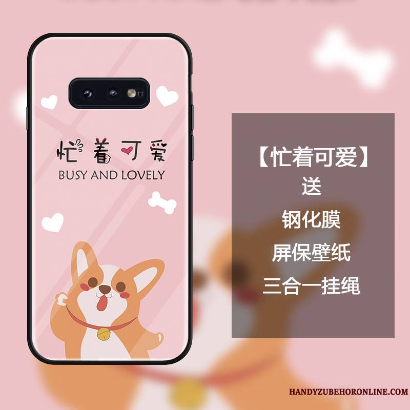 Samsung Galaxy S10e Étoile Créatif Rose Protection Coque Étui Personnalité