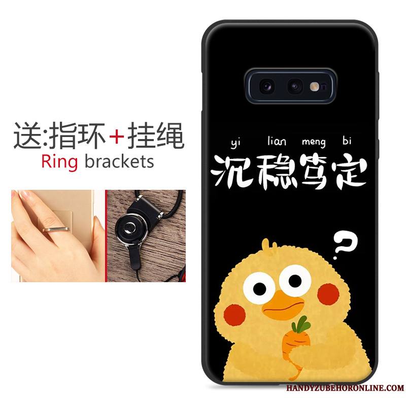 Samsung Galaxy S10e Étoile Dessin Animé Coque De Téléphone Tout Compris Fluide Doux Délavé En Daim Protection