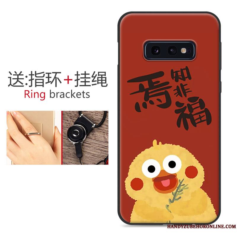 Samsung Galaxy S10e Étoile Dessin Animé Coque De Téléphone Tout Compris Fluide Doux Délavé En Daim Protection