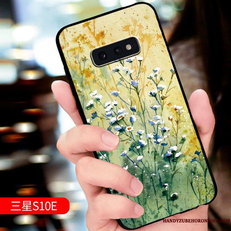 Samsung Galaxy S10e Étoile Gaufrage Nouveau Tendance Tout Compris Protection Coque De Téléphone