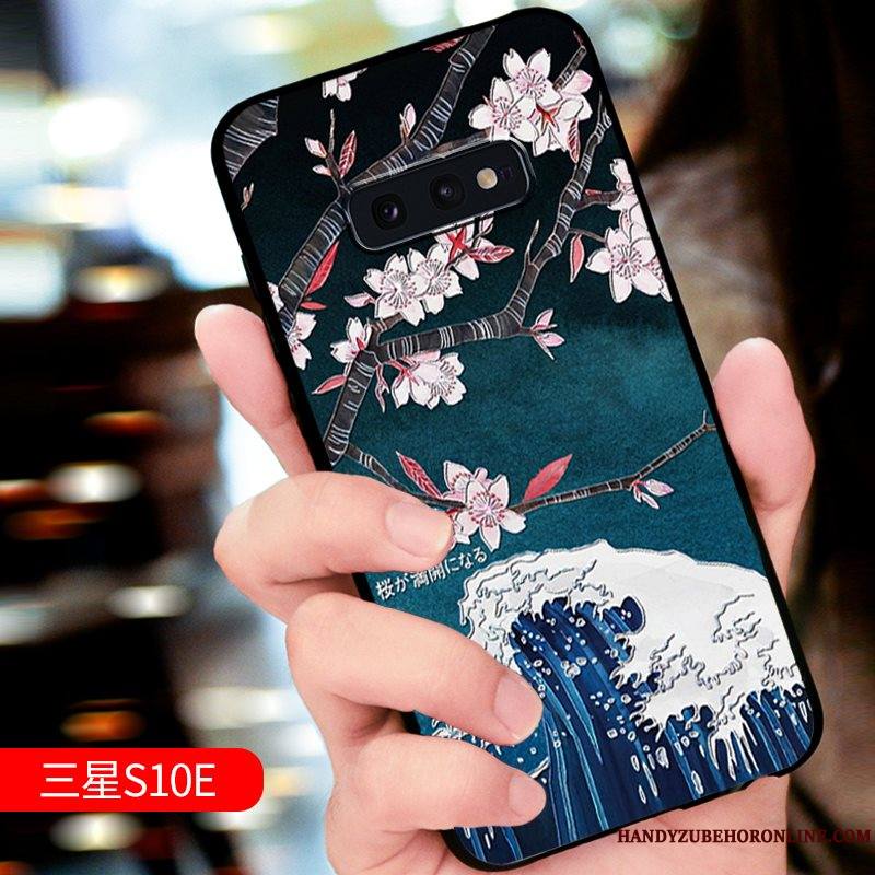 Samsung Galaxy S10e Étoile Gaufrage Nouveau Tendance Tout Compris Protection Coque De Téléphone