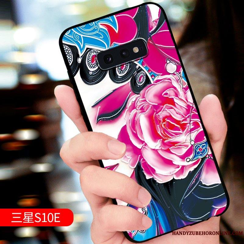 Samsung Galaxy S10e Étoile Gaufrage Nouveau Tendance Tout Compris Protection Coque De Téléphone