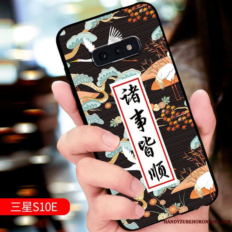 Samsung Galaxy S10e Étoile Gaufrage Nouveau Tendance Tout Compris Protection Coque De Téléphone