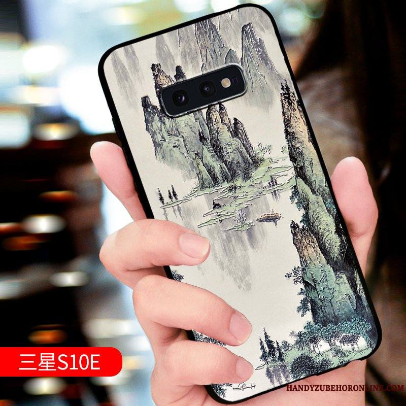 Samsung Galaxy S10e Étoile Gaufrage Nouveau Tendance Tout Compris Protection Coque De Téléphone