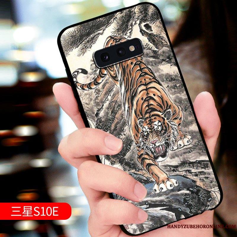 Samsung Galaxy S10e Étoile Gaufrage Nouveau Tendance Tout Compris Protection Coque De Téléphone