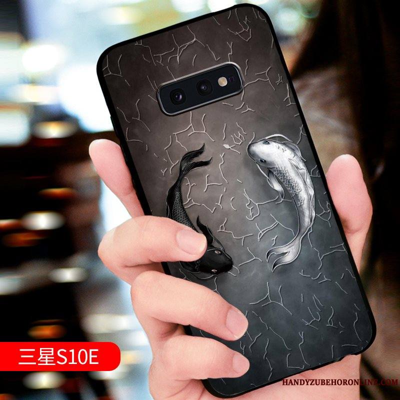 Samsung Galaxy S10e Étoile Gaufrage Nouveau Tendance Tout Compris Protection Coque De Téléphone