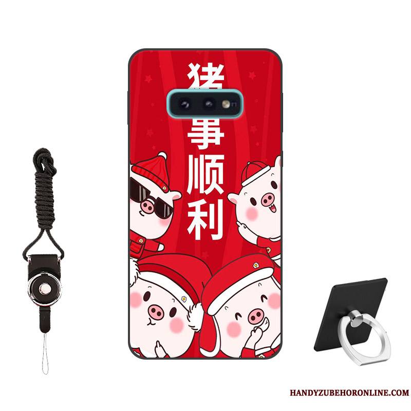 Samsung Galaxy S10e Étui Peinture Téléphone Portable Personnalisé Coque De Téléphone Rose Créatif