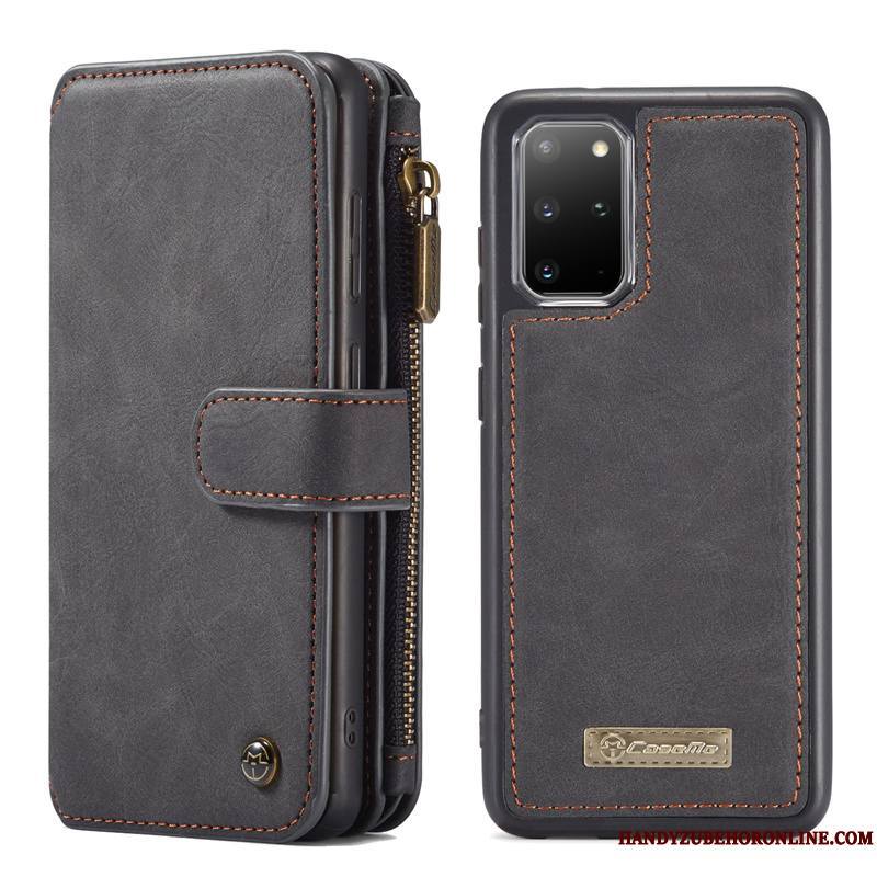 Samsung Galaxy S20+ Coque De Téléphone Créatif Étui En Cuir Sac Carte Étoile Portefeuille