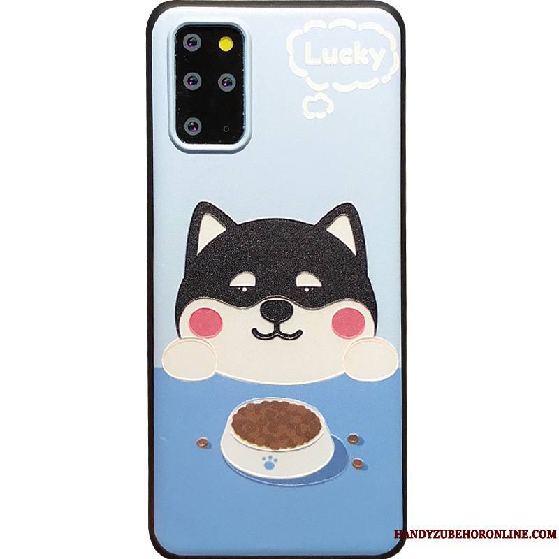 Samsung Galaxy S20+ Coque De Téléphone Dessin Animé Protection Fluide Doux Étui Chiens Personnalité