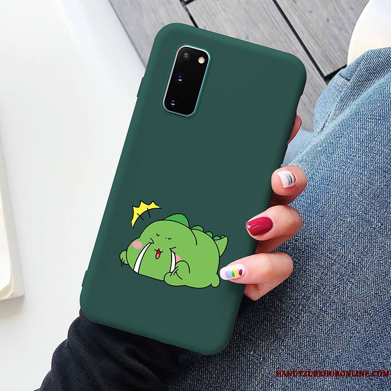 Samsung Galaxy S20 Coque Dragon Silicone Étoile Incassable Dessin Animé Petit Marque De Tendance