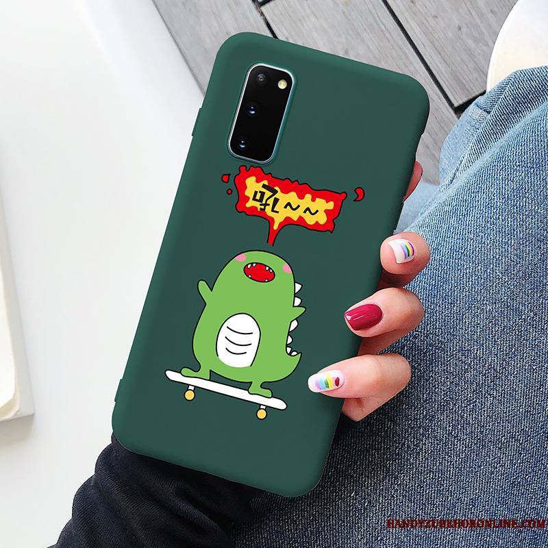 Samsung Galaxy S20 Coque Dragon Silicone Étoile Incassable Dessin Animé Petit Marque De Tendance