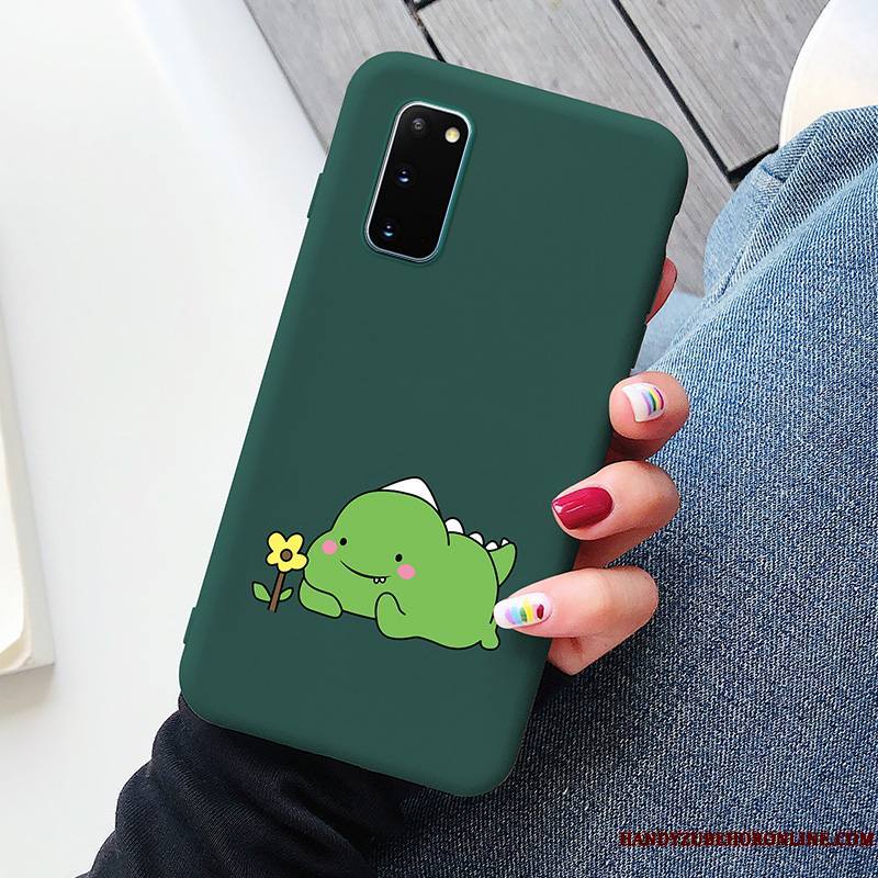 Samsung Galaxy S20 Coque Dragon Silicone Étoile Incassable Dessin Animé Petit Marque De Tendance