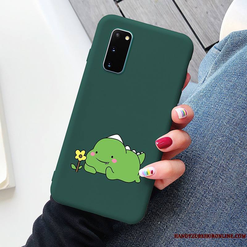 Samsung Galaxy S20 Coque Dragon Silicone Étoile Incassable Dessin Animé Petit Marque De Tendance