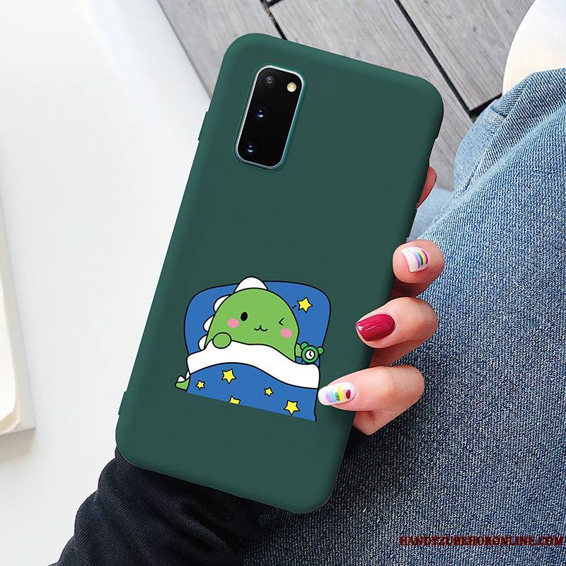 Samsung Galaxy S20 Coque Dragon Silicone Étoile Incassable Dessin Animé Petit Marque De Tendance