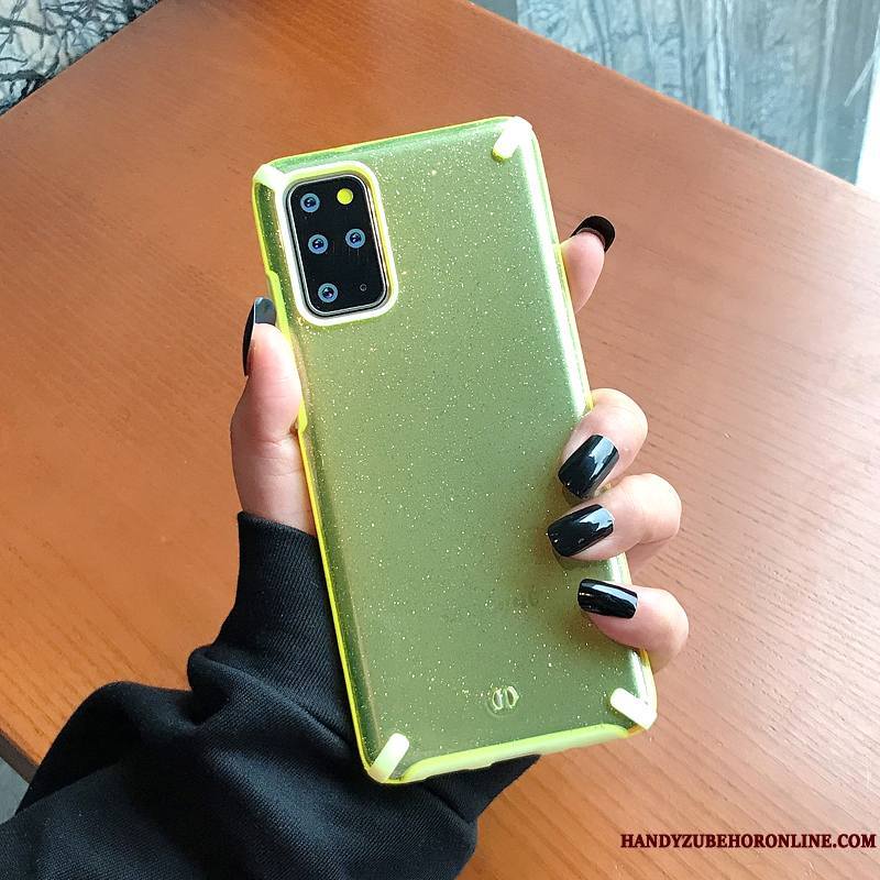 Samsung Galaxy S20+ Coque Mode Tout Compris Jaune Difficile Frais Simple Étui