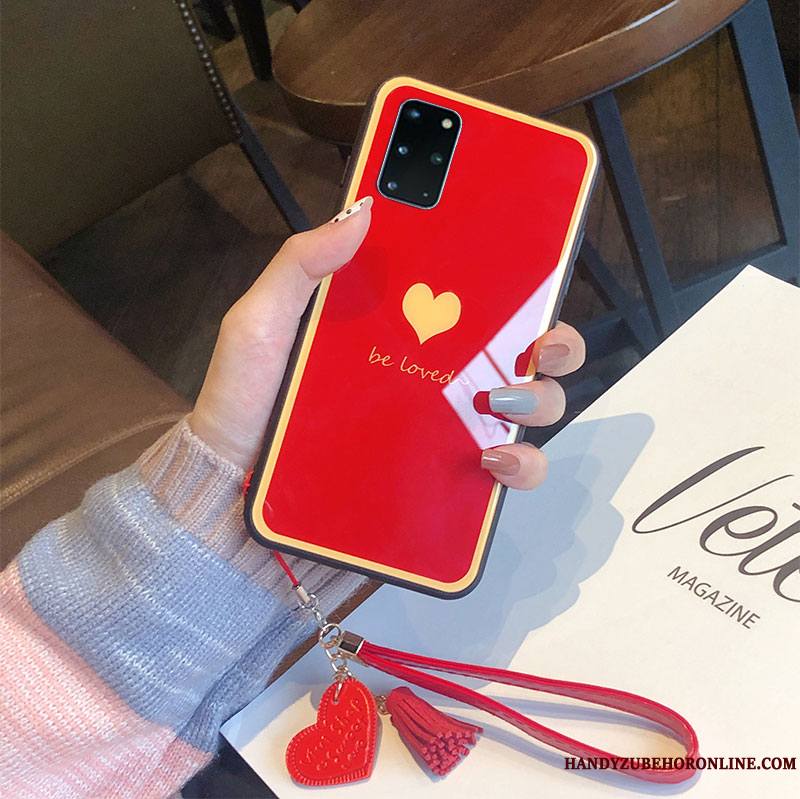 Samsung Galaxy S20+ Coque Or Protection Amour Incassable Verre Vent Tendance