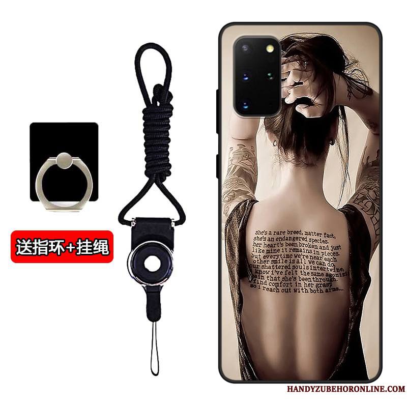 Samsung Galaxy S20+ Fluide Doux Tout Compris Vent Coque De Téléphone Silicone Étoile Amoureux