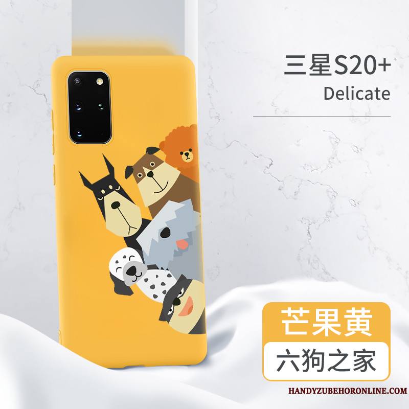 Samsung Galaxy S20+ Tout Compris Coque De Téléphone Très Mince Étoile Charmant Silicone Étui